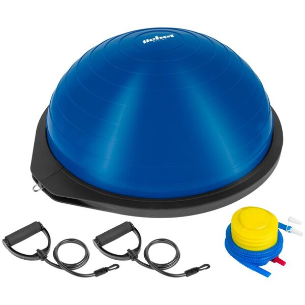 Rebel Półpiłka do balansowania, trener równowagi 46cm + pompka, REBEL ACTIVE