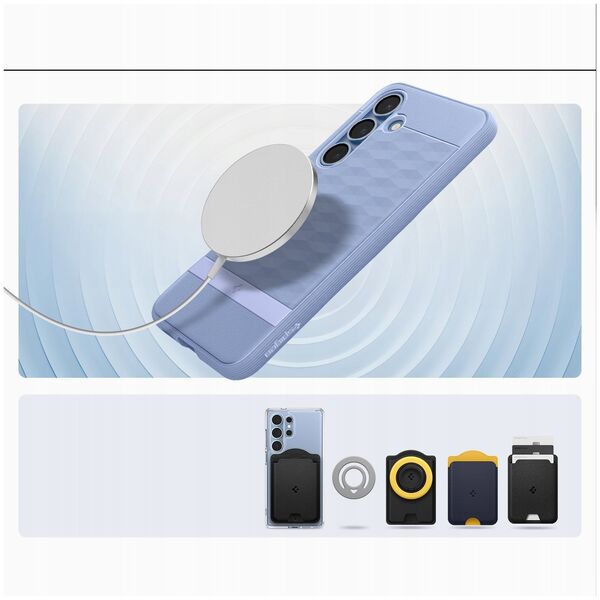 Etui Caseology Parallax Mag MagSafe na Samsung Galaxy S25+ - fioletowe
