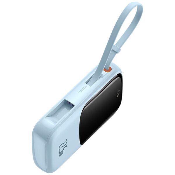 Power bank 10000mAh Qpow Pro+ 22.5W USB-C - niebieski BASEUS