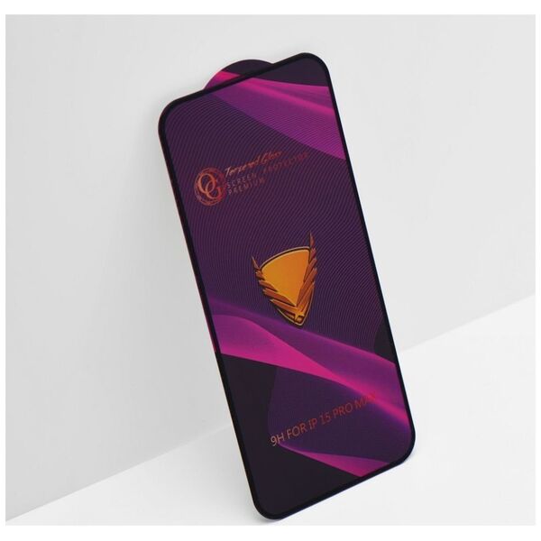 OG Szkło Hartowane OG Premium Glass - do Iphone 15 Pro Max czarny