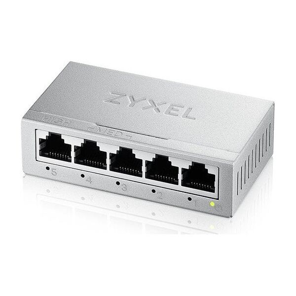 Zyxel GS-105BV5-EU0101F łącza sieciowe Nie zarządzany L2 Gigabit Ethernet (10/100/1000)