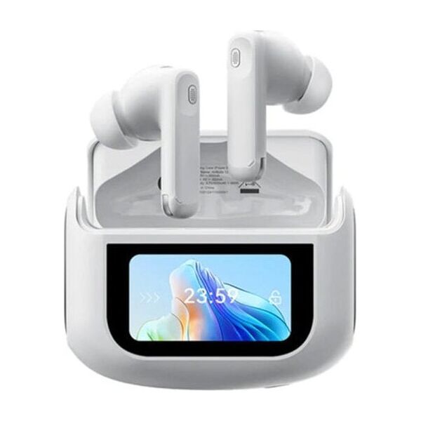 Blackview Słuchawka bluetooth AirBuds 12 TWS BT 5.4 LCD BIAŁY 400mAh