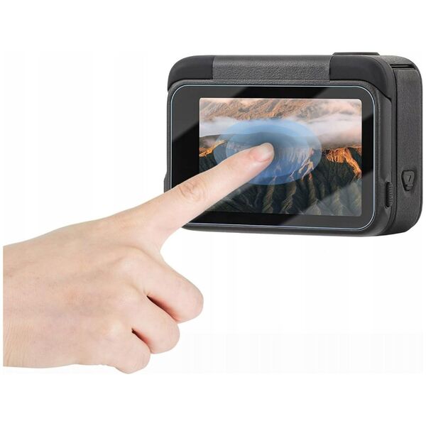 Zestaw Osłon 6x Osłona na Obiektyw + 2x Ekran LCD Kamera Insta360 ACE PRO 2 / BHM917