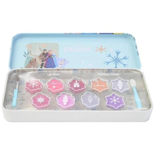 Disney Frozen Makeup Case Lip & Face Tin zestaw kosmetyków do makijażu dla dzieci