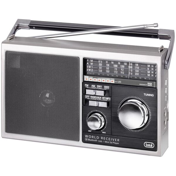 Radio Trevi MB74910 metal gray
