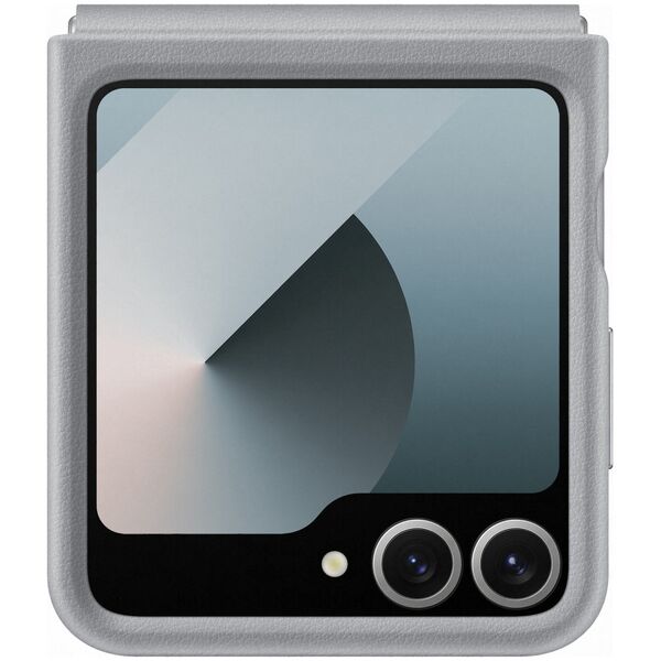 Samsung Case Samsung EF-VF741PJEGWW Z Flip6 F741 gray/gray Flap ECO-Leather Case