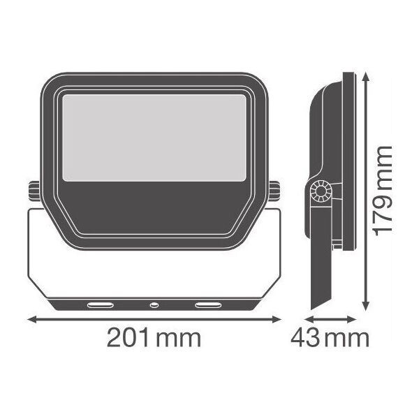 FLOODLIGHT 41W 145LM/W 4000K IP66