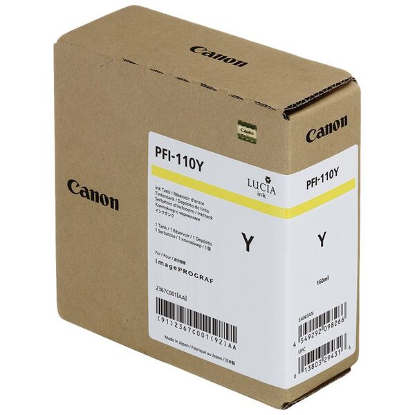 Tusz Canon Tusz PFI-110Y (yellow)