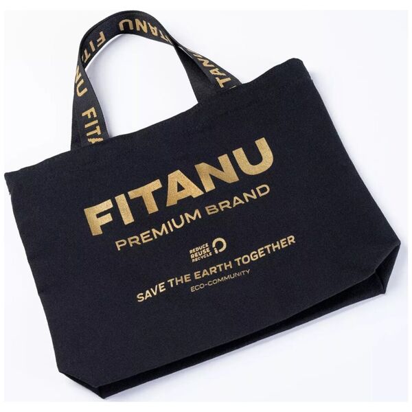 Torba zakupowa bawełniana Fitanu Eco Bag wymiary 34 x 30 cm