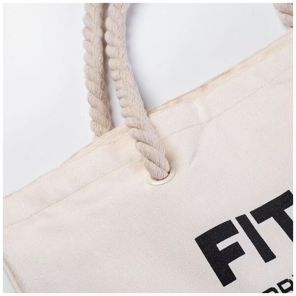 Torba zakupowa bawełniana Fitanu Eco Bag wymiary 34 x 30 cm