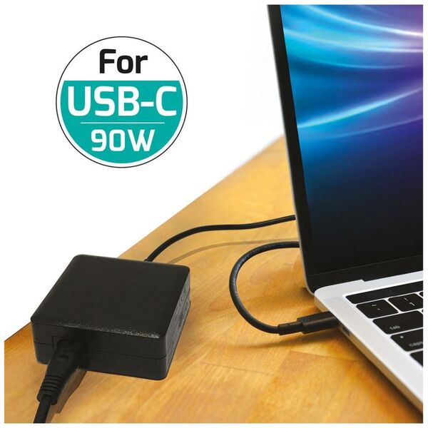 Zasilacz do laptopa Port Designs 90 W, USB-C, 12 V (900098                         )