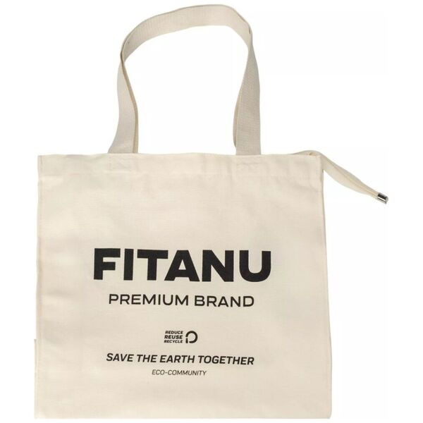 Torba zakupowa bawełniana Fitanu Eco Bag wymiary 36 x 36 cm