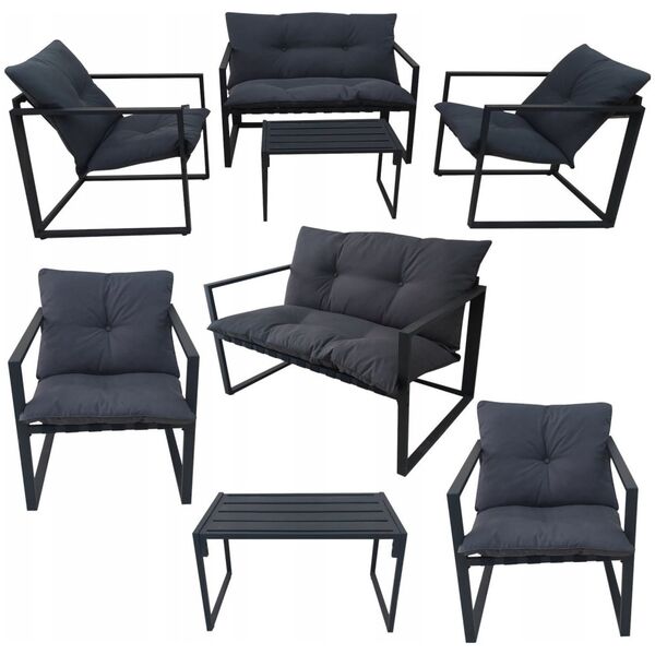 MOZOS LOUNGE-SET ZESTAW MEBLI WYPOCZYNKOWYCH 4-OSOBOWY