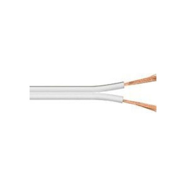 Przewód MicroConnect Głośnikowy 50m, biały (AUDSPEAKER5)