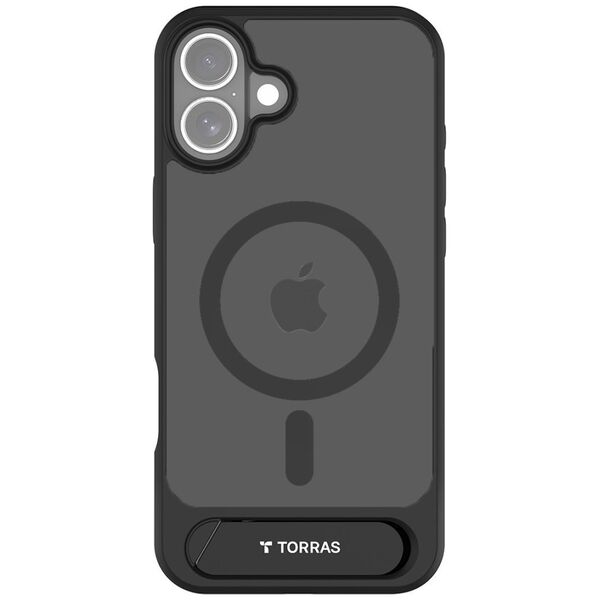 Torras Etui Torras Pstand Series dla iPhone 16 Plus (Czarny)