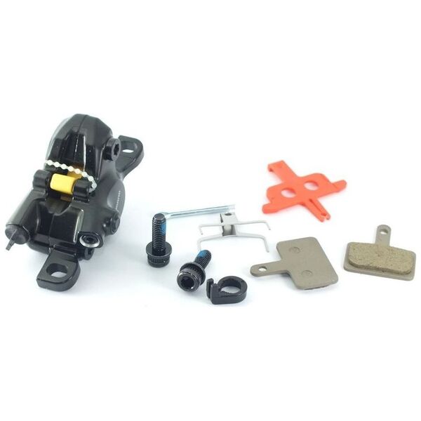Shimano Zacisk hamulca tarczowego mechanizm P-T Shimano BR-MT200 czarny bez adaptera Uniwersalny