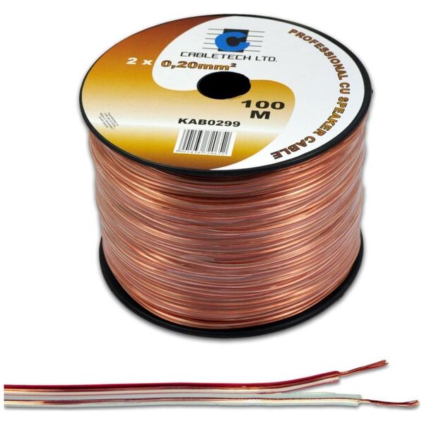 Przewód Cabletech Kabel głośnikowy 4mm