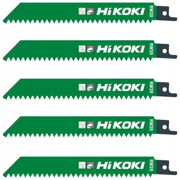 HIKOKI SAW BLADE FOR SABRE SAWS RW20/S828D 150mm /5pcs.