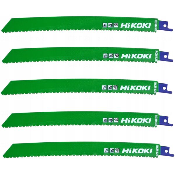 HIKOKI SABRE SAW BLADE RCM42B CURVED 225 10/14TPI 225mm /5pcs.