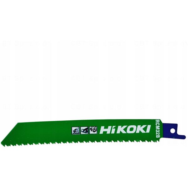 HIKOKI SABRE SAW BLADE RCM32B CURVED 150 10/14TPI 150mm /5pcs.