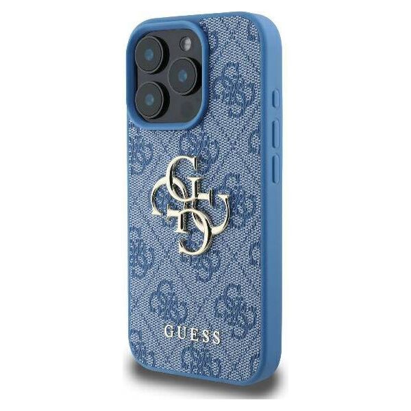 Original Case IPHONE 16 PRO Guess Hardcase 4G Big Logo (GUHCP16L4GMGBL) blue 3666339327620