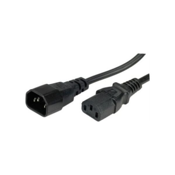 Kabel zasilający Bachmann BACHMANN kabel do urządzeń chłodniczych 2,5 m czarny IEC320 C13-C14, 2,5 m
