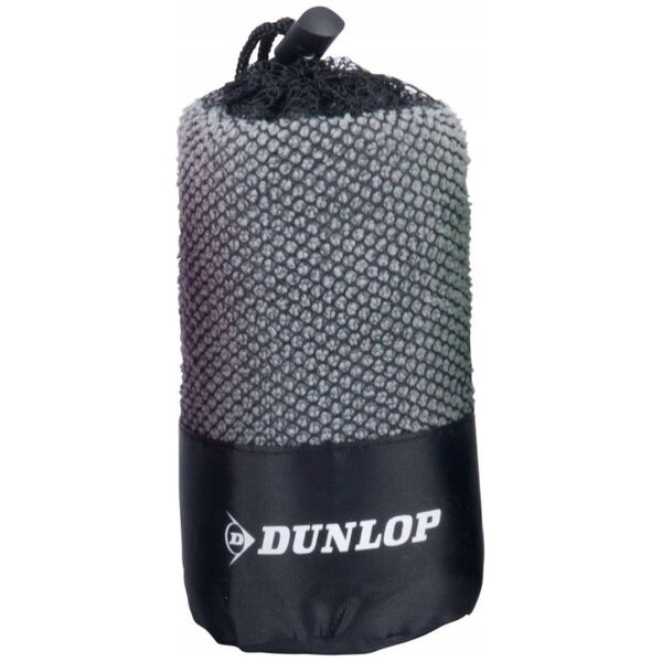 Dunlop RĘCZNIK SZYBKOSCHNĄCY Z WORKIEM DO PRZECHOWYWANIA SPORTOWY 80X40CM DUNLOP SZARY