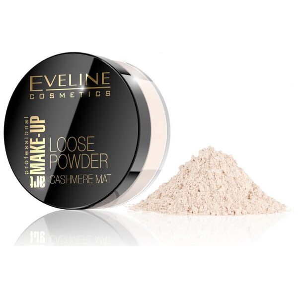 Eveline PUDER SYPKI LOOSE POWDER CASHMERE MAT nr 01 Transparent