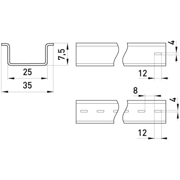 E.NEXT SZYNA STANDARD RAIL 101 1M