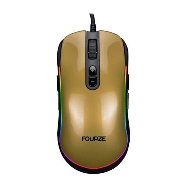 Mysz Fourze Fourze GM700 Gaming Mouse Black/Gold
