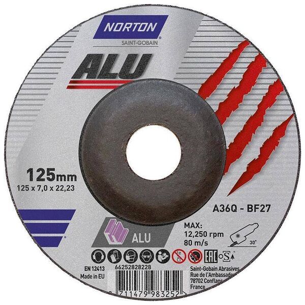Norton Tarcza do obróbki zgrubnej aluminium