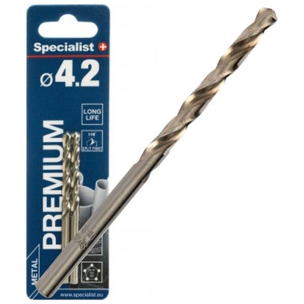SPECIALIST+ metal drill PREMIUM, 4.2mm, 2 pcs.