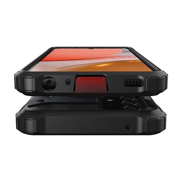 Pancerne hybrydowe etui Hybrid Armor pokrowiec na Samsung Galaxy A36 - srebrne