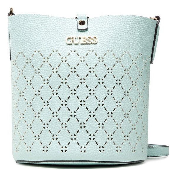 Guess, Amara, Synthetic Leather, Textile Bag, Surf, XG849301, For Women, 18/21 x 20 x 14 / 14/18 x 17.5 x 6.5 cm For Women