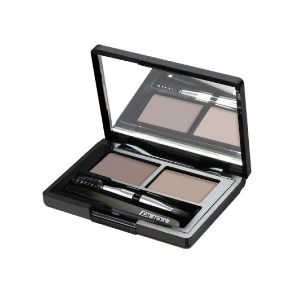 Pupa Eyebrow Design Set zestaw do makijażu brwi 002 Brown 1,1g