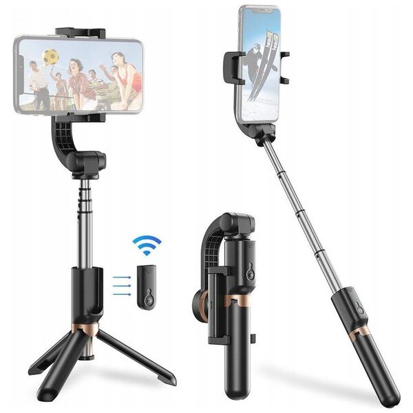 Selfie stick Apexel Selfiestick/statyw bluetooth APEXEL APL-D6 (czarny)