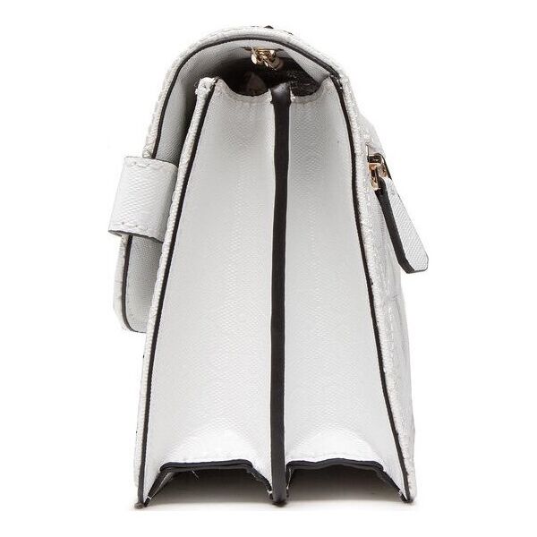 Guess, Malia, Synthetic Leather, Textile Bag, White, GG848821, For Women, 25 x 15 x 9 cm For Women