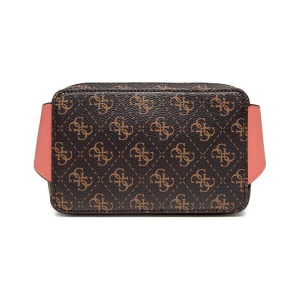 Guess, Camy, Textile Fanny Pack, 4G Logo, Coral/Brown, For Women For Women