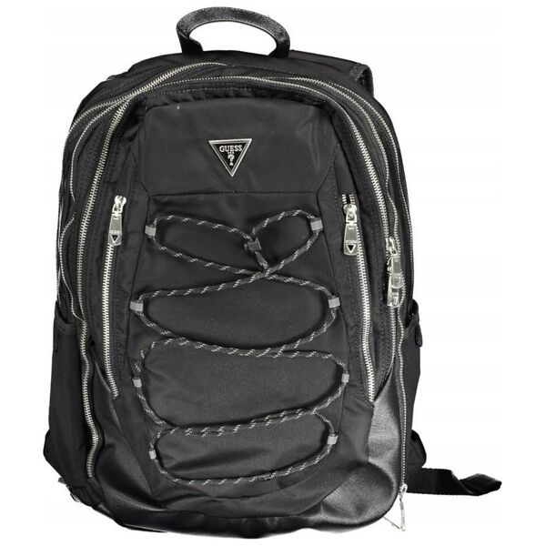 Guess, Certosa, Nylon, Textile Crossbody Bag, Black, HMECRNP2209, 33 x 46 x 15 cm, For Men For Men