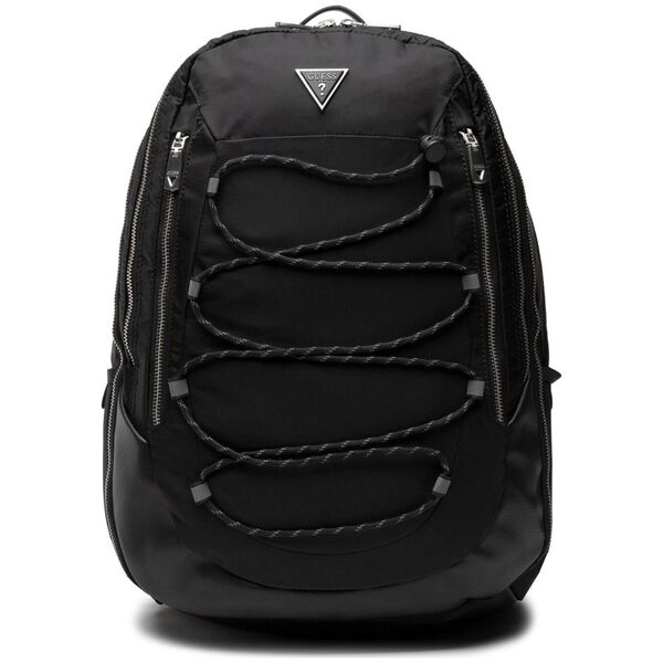 Guess, Certosa, Nylon, Textile Crossbody Bag, Black, HMECRNP2209, 33 x 46 x 15 cm, For Men For Men