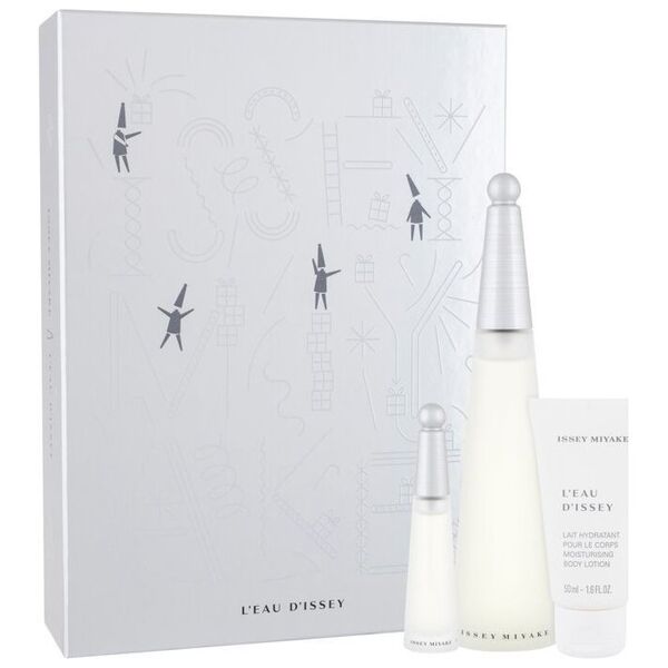 Xmas 2023 Set Issey Miyake: L'Eau d'Issey, Eau De Toilette, For Women, 100 ml + L'Eau d'Issey, Moisturizing, Body Lotion, 50 ml + L'Eau d'Issey, Eau De Toilette, For Women, 10 ml *Vial For Women