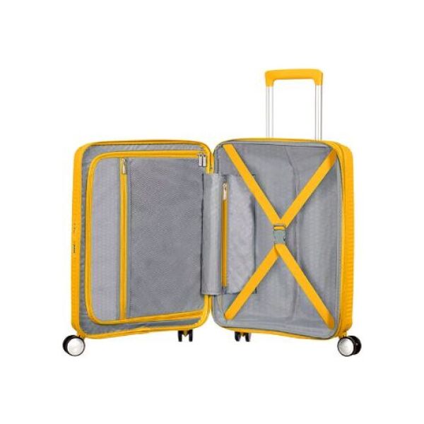 Samsonite Walizka kabinowa SoundBox 55cm żółta (32G-06-001)