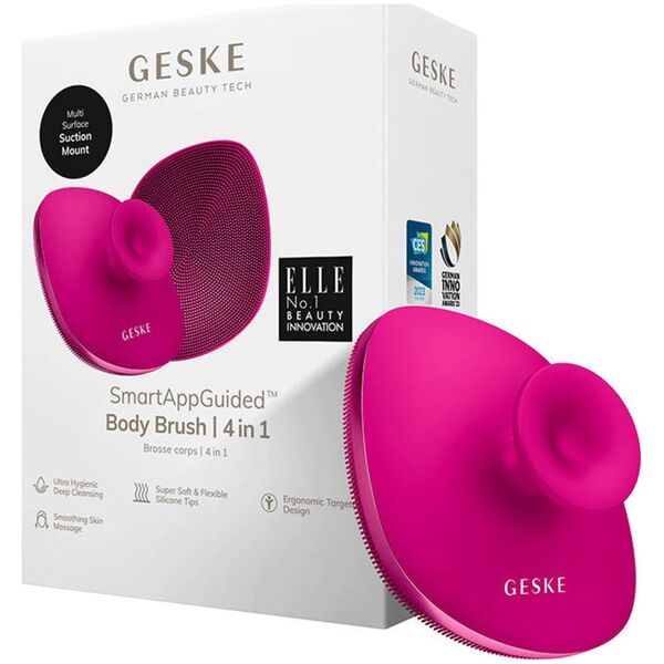 Geske Szczotka do ciała 4w1 Geske (magenta)