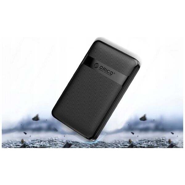 Orico Obudowa dysku Orico 2577 HDD/SSD 2,5", 5Gbps, USB-A do USB Micro-B (czarna)