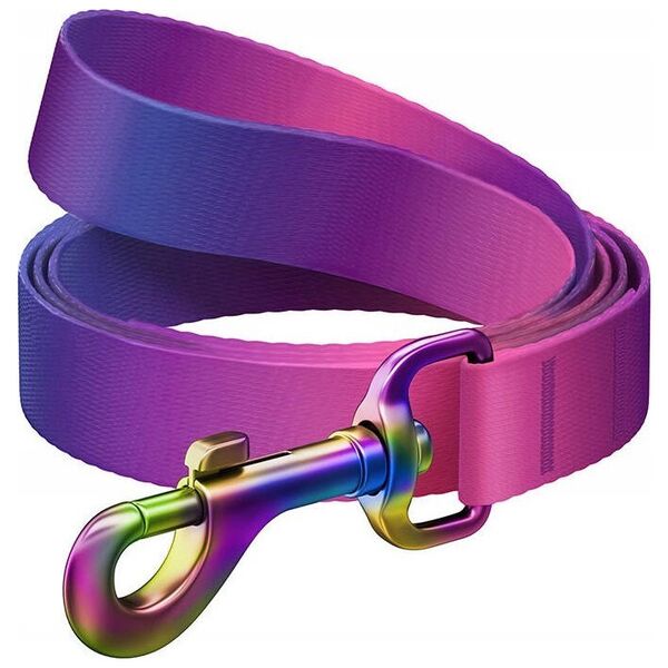 Collar Smycz dla psa nylonowa WAUDOG gradient, szer. 20mm, dł. 122cm, fioletowa