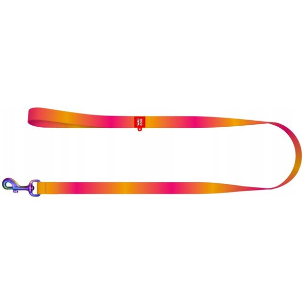 Collar Smycz dla psa nylonowa WAUDOG gradient, dł. 122 cm, pomarańczowa