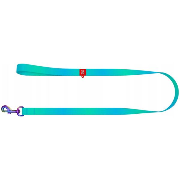 Collar Smycz dla psa nylonowa WAUDOG gradient, szer. 20 mm, dł. 122 cm niebieska