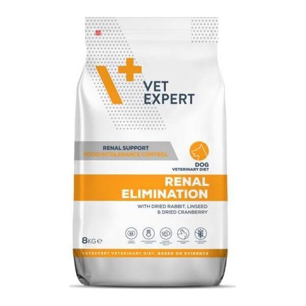 VetExpert 4T Veterinary Diet Dog Renal Elimination 8 kg