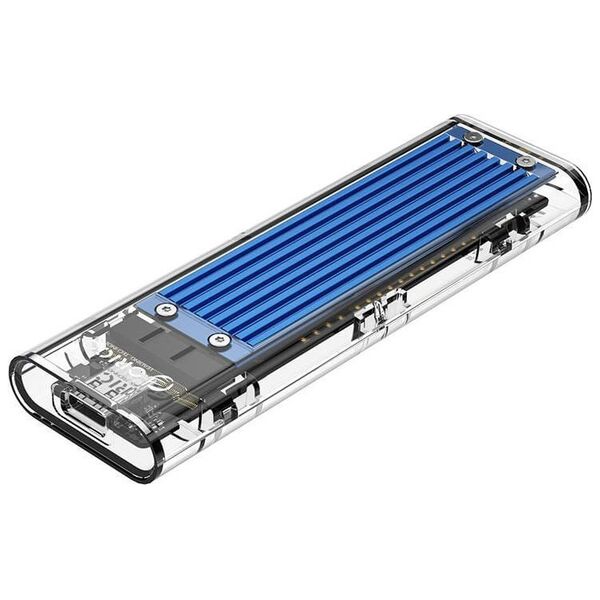 Kieszeń Orico Obudowa dysku SDD M.2 Orico, NVME, USB-C 3.1 Gen.2, 10Gbps (niebieska)