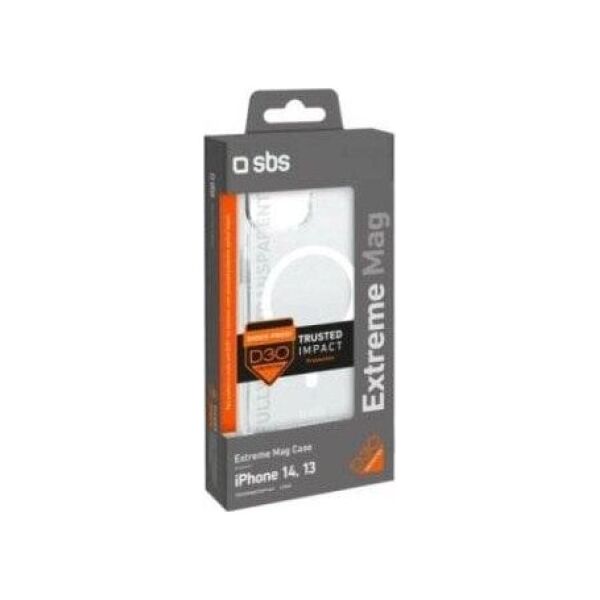 SBS Mobile Etui SBS D3O MagSafe do iPhone 14 / 13 - przezroczyste